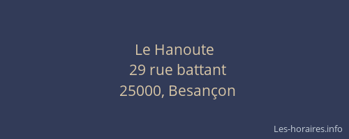 Le Hanoute