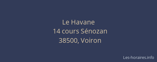Le Havane