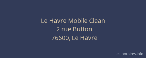 Le Havre Mobile Clean