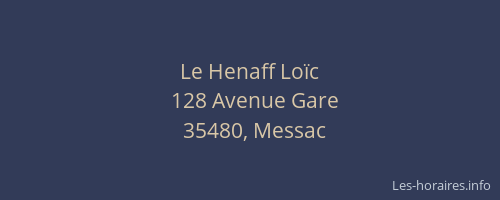 Le Henaff Loïc