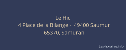 Le Hic