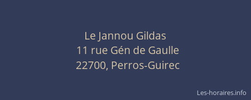 Le Jannou Gildas
