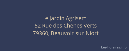 Le Jardin Agrisem