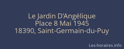 Le Jardin D'Angélique