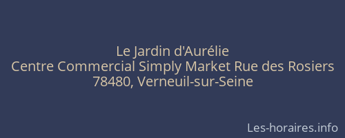 Le Jardin d'Aurélie
