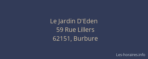 Le Jardin D'Eden