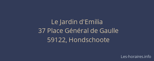 Le Jardin d'Emilia