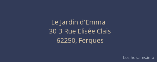 Le Jardin d'Emma