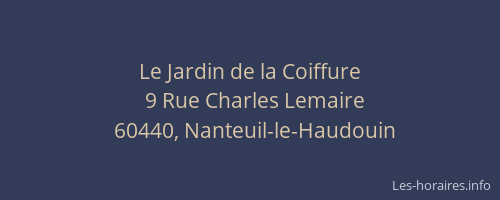 Le Jardin de la Coiffure