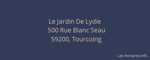Le Jardin De Lydie