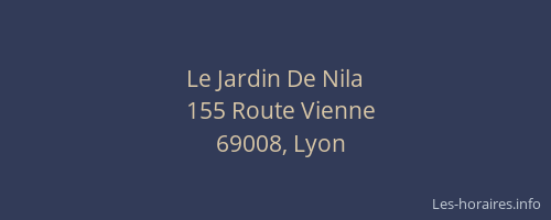 Le Jardin De Nila