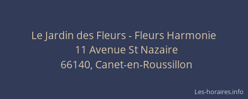 Le Jardin des Fleurs - Fleurs Harmonie