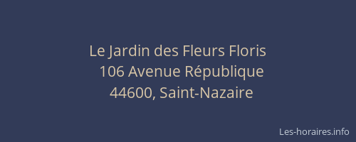 Le Jardin des Fleurs Floris