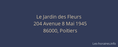 Le Jardin des Fleurs