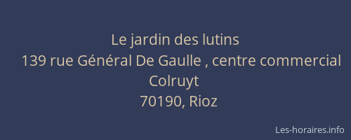 Le jardin des lutins