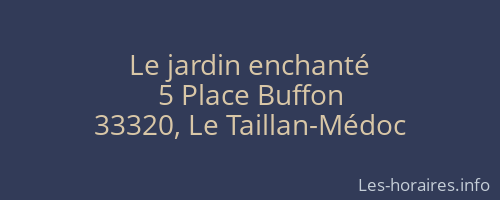 Le jardin enchanté