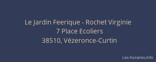 Le Jardin Feerique - Rochet Virginie