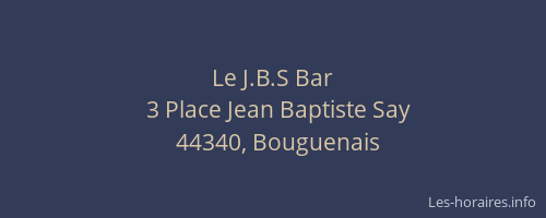 Le J.B.S Bar
