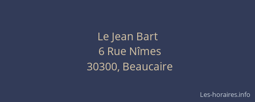 Le Jean Bart