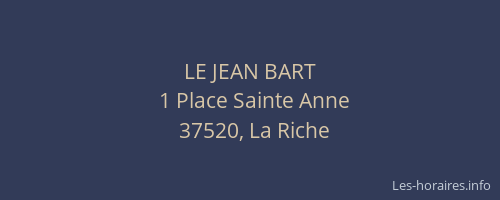 LE JEAN BART