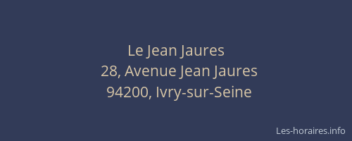 Le Jean Jaures