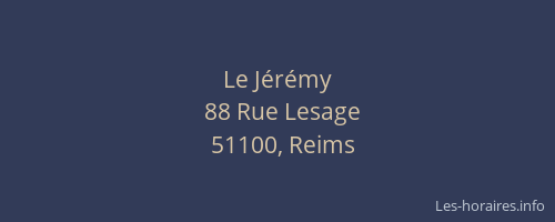 Le Jérémy