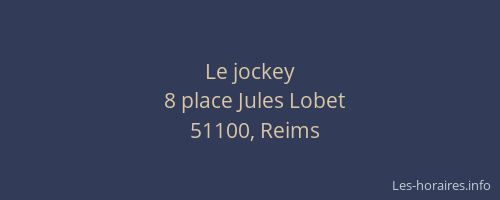 Le jockey