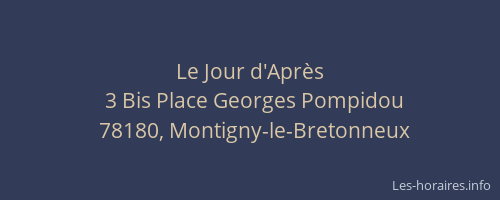 Le Jour d'Apr&egrave;s