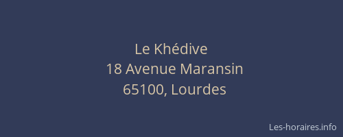Le Kh&eacute;dive