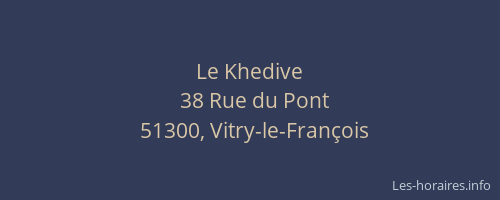 Le Khedive