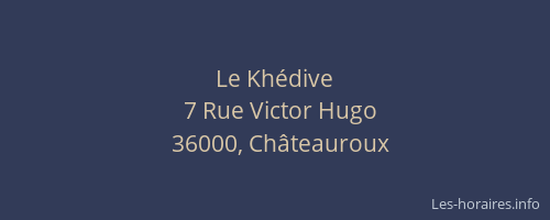 Le Khédive
