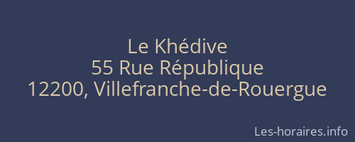 Le Khédive