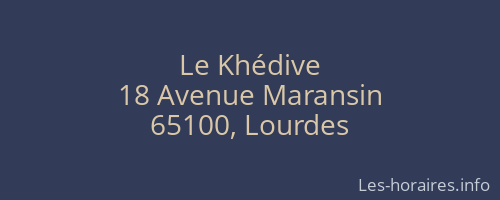 Le Khédive
