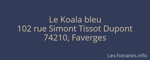 Le Koala bleu