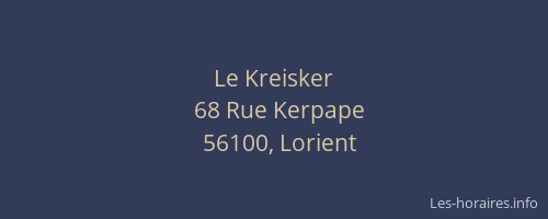 Le Kreisker