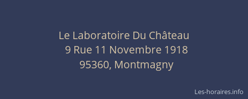 Le Laboratoire Du Château