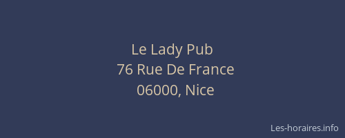 Le Lady Pub
