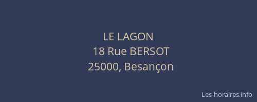 LE LAGON
