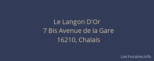 Le Langon D'Or