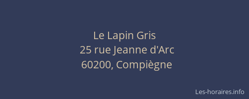 Le Lapin Gris