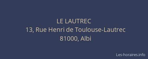 LE LAUTREC