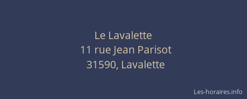 Le Lavalette