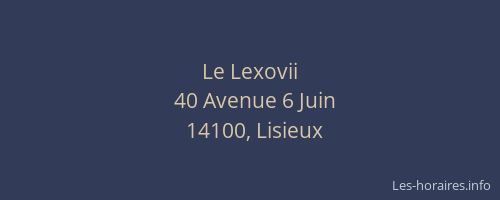 Le Lexovii