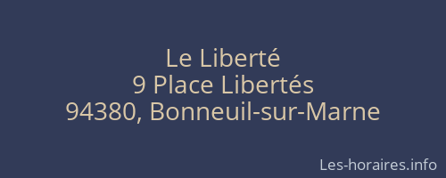Le Liberté
