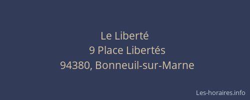 Le Liberté