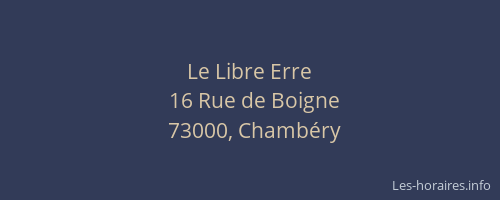 Le Libre Erre
