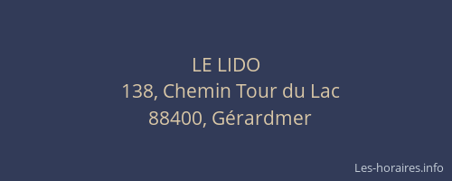 LE LIDO