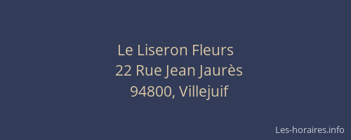 Le Liseron Fleurs