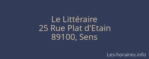 Le Littéraire