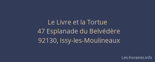 Le Livre et la Tortue